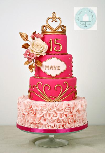 15 birthday cake - Cake by Vanessa Rodríguez