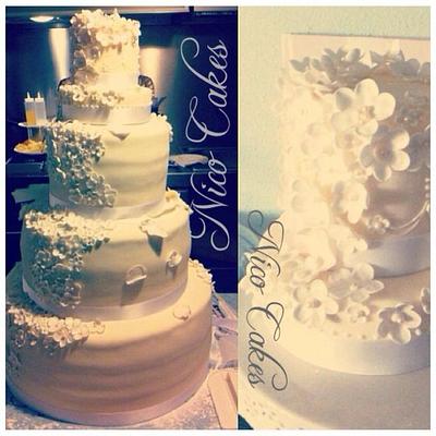 my first wedding cake - Cake by Nicoletta Martina