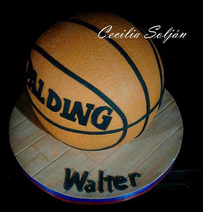 Walter Herrmann Basketball cake  - Cake by Cecilia Solján