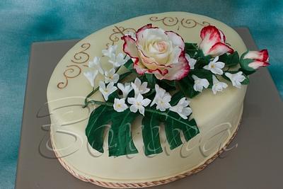 rose - Cake by boxina