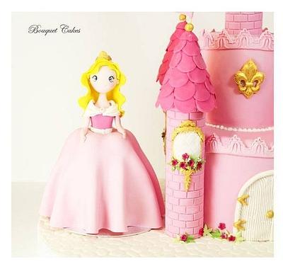 Castle cake - Cake by Ghada _ Bouquet cakes