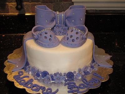 Baby Crocs with Bling!! - Cake by Sharon