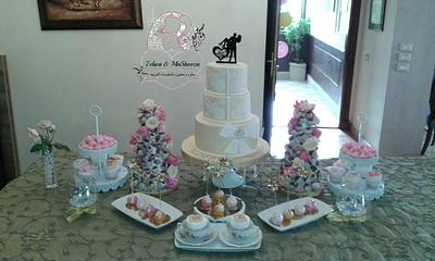wedding dessert table - Cake by Zahraa Fayyad