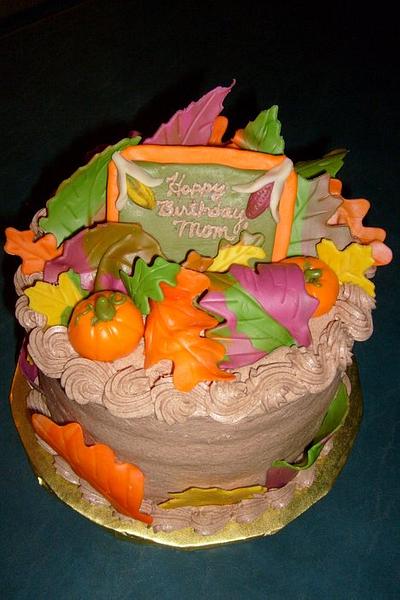 Autumn Birthday - Cake by Pamela