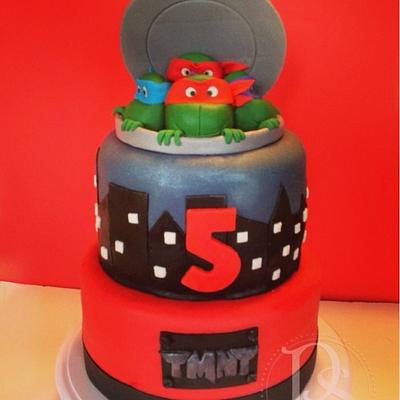 Teenage Mutant Ninja Turtle Cake - Cake by Alicia