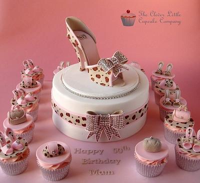 Leopard Print Shoe Cake - Cake by Amanda’s Little Cake Boutique