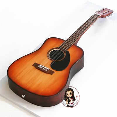 Acoustic guitar cake - Cake by Inspired Cakes - by Amy 