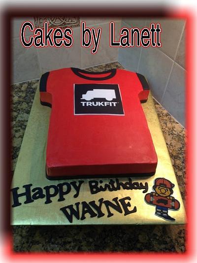 Trukfit Shirt Cake - Cake by Lanett