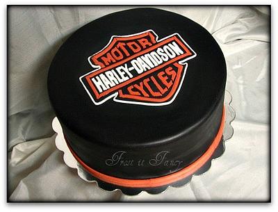 Harley-Davidson Cake - Cake by Frost it Fancy Cakes