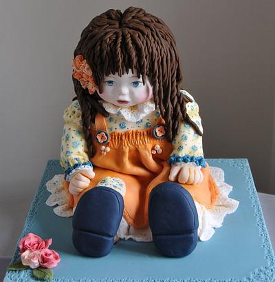Amber-Rose Doll Cake - Cake by Calli Creations