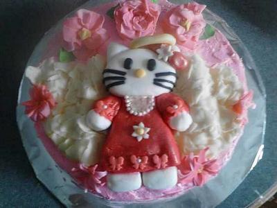 Angel Hello Kitty  - Cake by Barbara D.