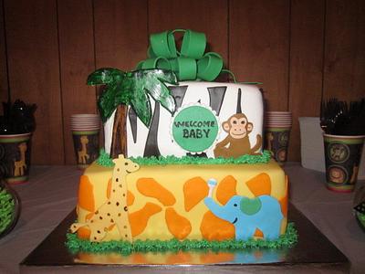 Jungle Theme Cake - Cake by Paulina