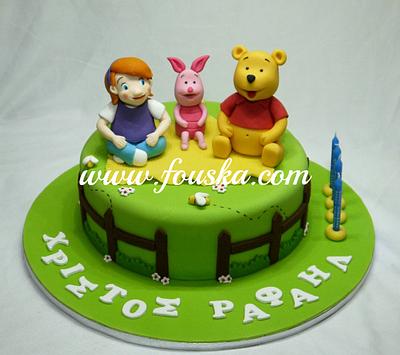 Winnie, Piglet and Darby! - Cake by Georgia