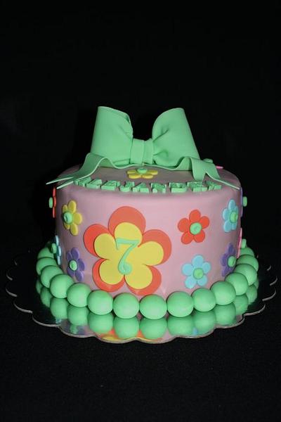 Girly Cake - Cake by CakeCreationsCecilia