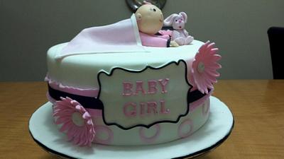 baby shower cake - Cake by DeliciasGloria