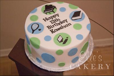 Birthday Polka dots! - Cake by LadyTangerine