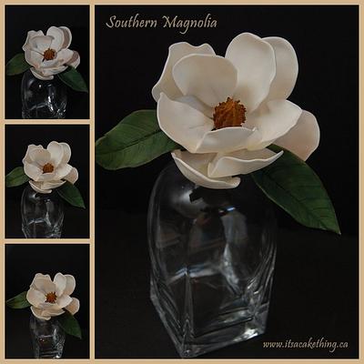 My first Southern Magnolia Flower - Cake by It's a Cake Thing 