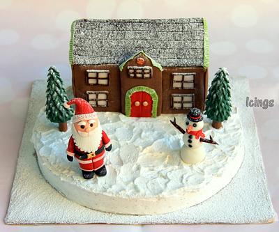 Christmas winter wonderland - Cake by Ashwini Hebbar
