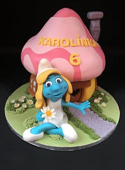 Smurfs - Cake by Romana Bajerová