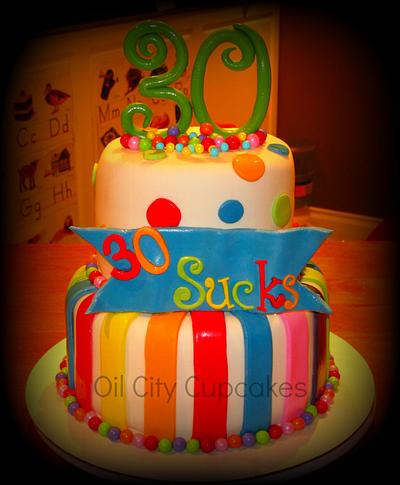 30 Sucks! - Cake by Sharon