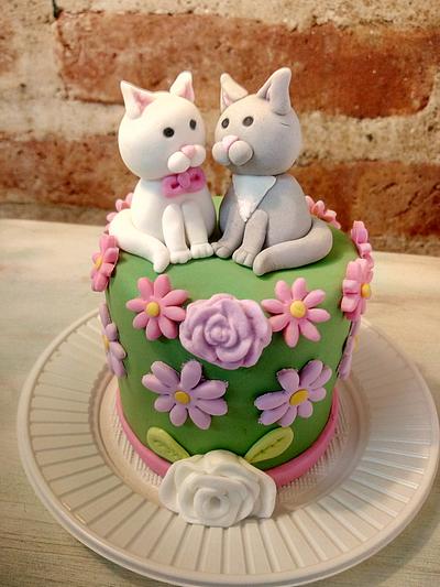 Cats in love - Cake by Berenise 