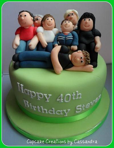 Stephens 40th Birthday Cake - Cake by Cupcakecreations