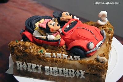 Mickey& Minie Mouse Birthday Cake - Cake by COOKIEdoughshop