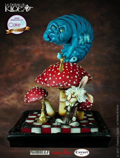 Caterpillar of Alice - Cake by  Le delizie di Kicca