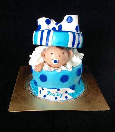  baby in box - Cake by Cakes by Biliana