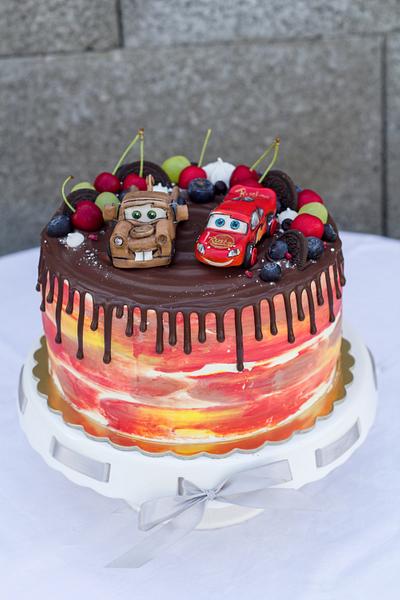 Cars - Mc queen - Cake by Sugar Witch Terka 