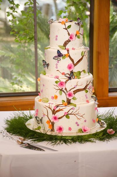 Nature Inspired Wedding - Cake by Cakes ROCK!!!  