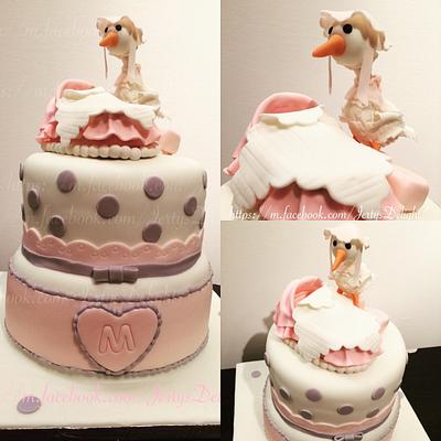 Baby shower cake - Cake by Jertysdelight