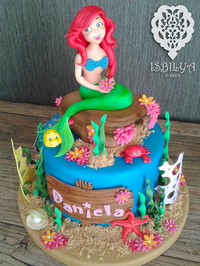 The Little Mermaid Cake - Cake by Isbilya Cakes