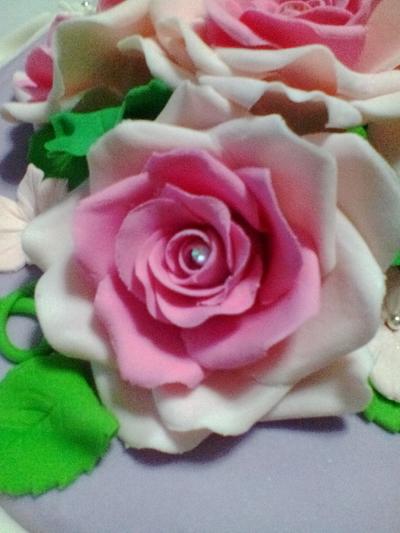 Rosa rosa😃 - Cake by Monica Pagano 