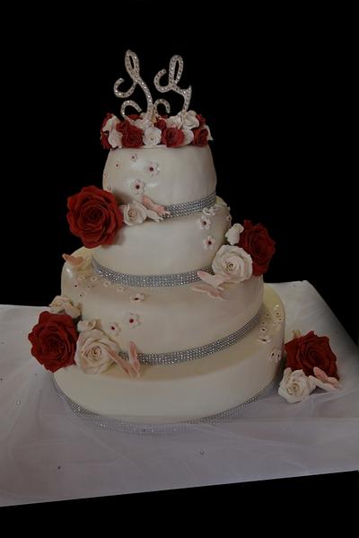 Wedding cake Sara and Gabriele - Cake by lupi67