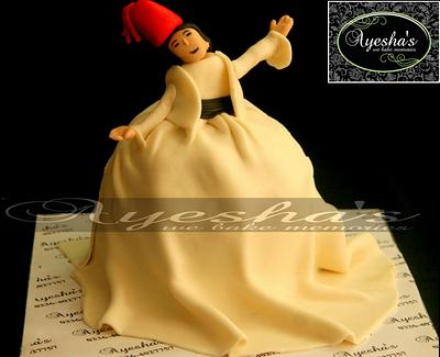 Sufi Whiriling  - Cake by Ayesha 