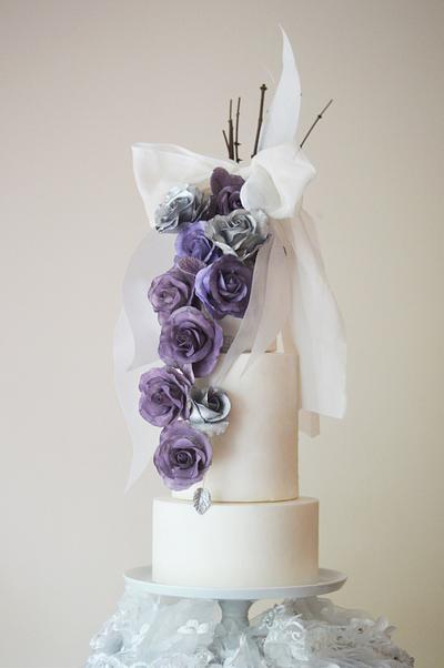 Romantic Hand Tied Bouquet Cake - Cake by Rebekah Naomi Cake Design