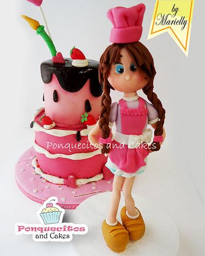 My little baker - Cake by Marielly Parra