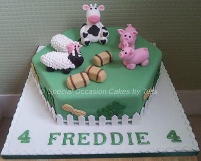 Farm animal cake - Cake by Teresa Bryant