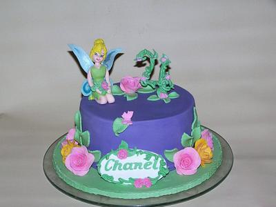 Tinkerbell cake :) - Cake by The Custom Piece of Cake