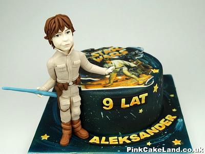 Star Wars Luke Skywalker Birthday Cake - Cake by Beatrice Maria