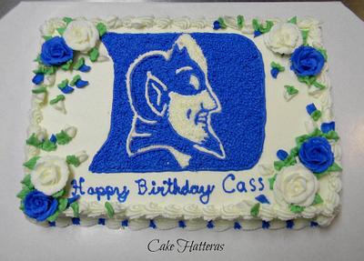 Duke Blue Devil - Cake by Donna Tokazowski- Cake Hatteras, Martinsburg WV
