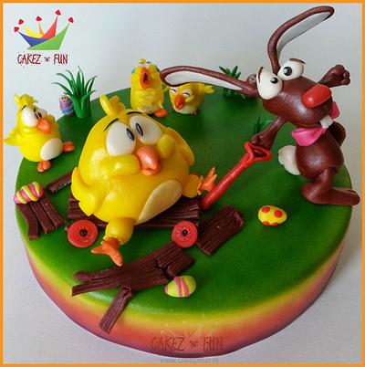 Easter bunny's epic fail - Cake by Dirk Luchtmeijer