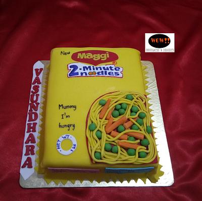 Maggi cake, KFC theme cake, cake for a jeweller, denim cake, ludo cake - Cake by Shraddha Kapoor
