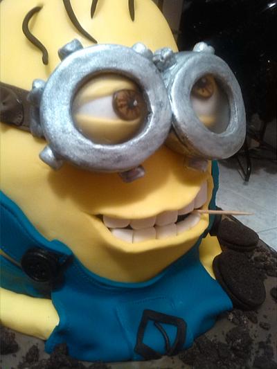 Minion 3d cake despicable me! - Cake by eve and butter