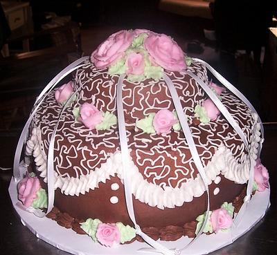 Bridesmaid Charm Pull Cake - Cake by BettyA