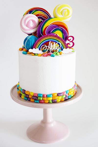 Abby's Rainbow Cake - Cake by alaroch