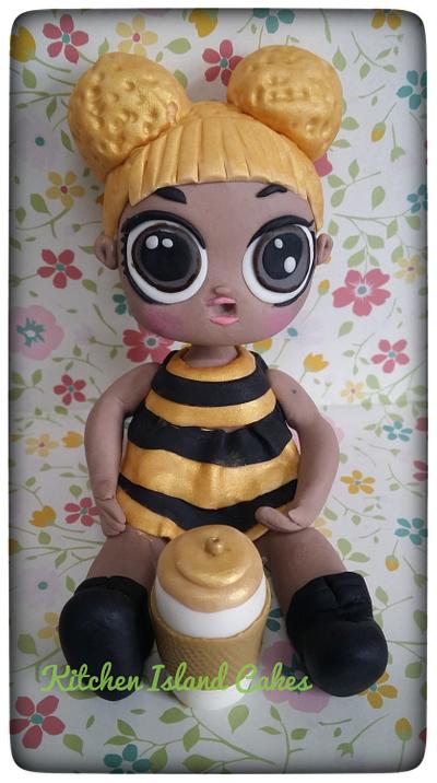 Queen Bee LOL Surprise cake topper - Cake by Kitchen Island Cakes