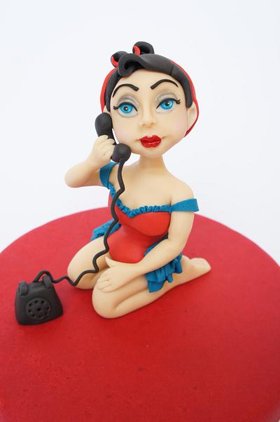 Pin up girl - Cake by Florence Devouge