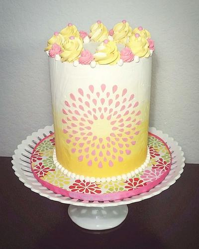 Sunshiny Sweet Birthday - Cake by Terri Coleman